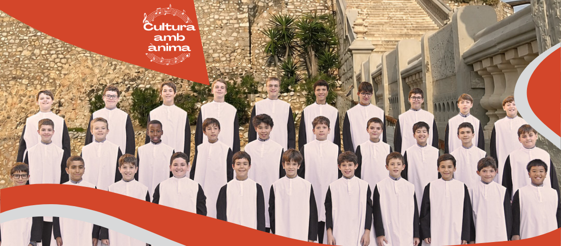 Suport a l’activitat cultural solidària amb l’Escolania de Montserrat