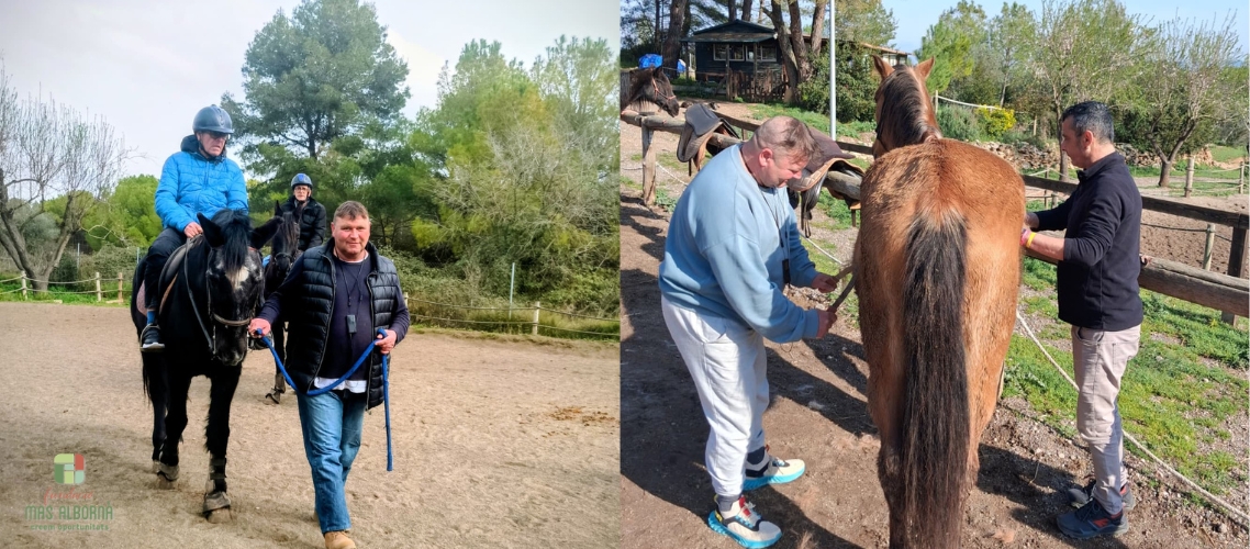 Equinoteràpia, t’apuntes? Des de Vilafranca.