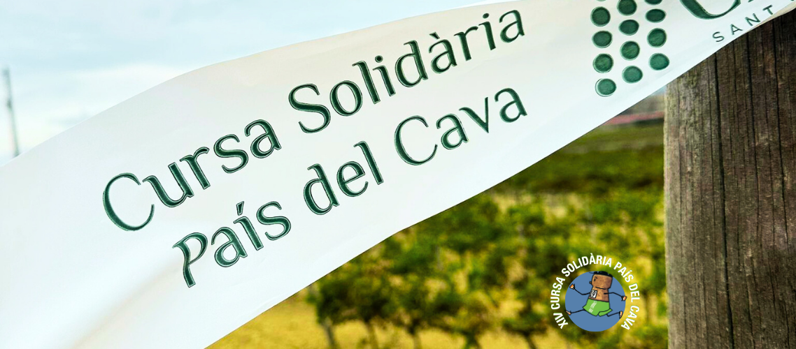 Suport al recorregut de la Cursa Solidària País del Cava 2026
